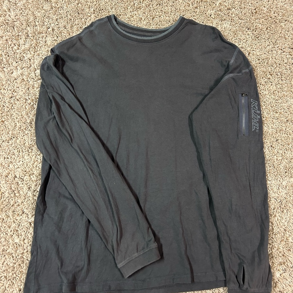 Kuhl Charcoal Long Sleeve Tee